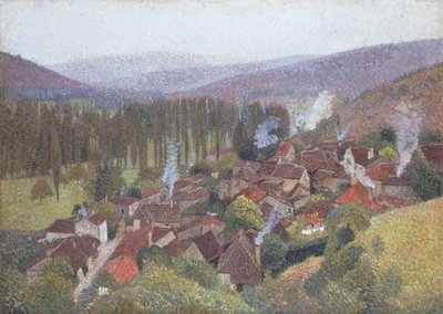 Uitzicht op de Terrasse de Marquayrol, Labastide du Vert, 1935 door Henri Martin