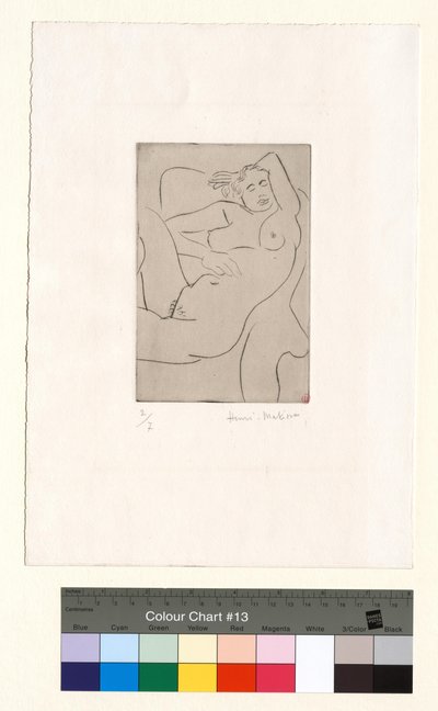 Slapende figuur door Henri Matisse