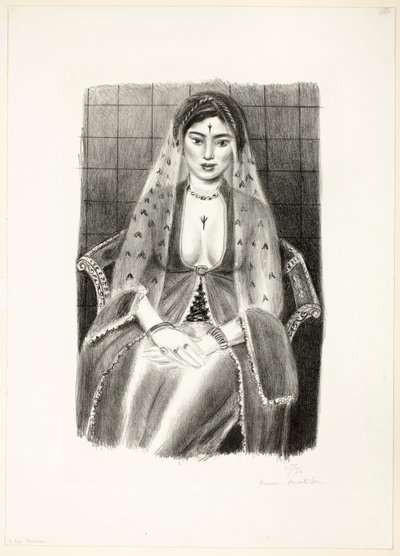 Perzische vrouw door Henri Matisse