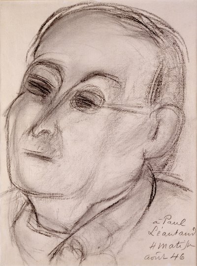 Portret van Paul Leautaud (1872-1956) door Henri Matisse