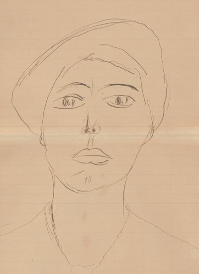 Portret van een vrouw (Olga Meerson) door Henri Matisse