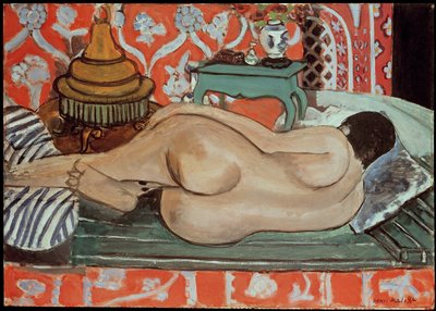 Liggend naakt, rug door Henri Matisse
