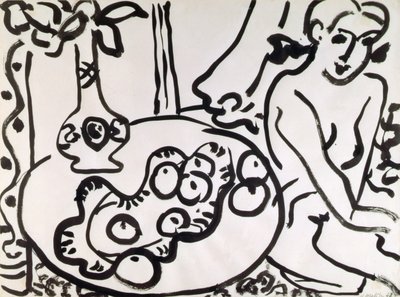 Stilleven met naakt door Henri Matisse