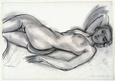Studie voor roze naakt door Henri Matisse