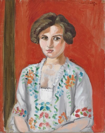 De Bulgaarse Blouse, ca.1920 (olieverf op doek) door Henri Matisse