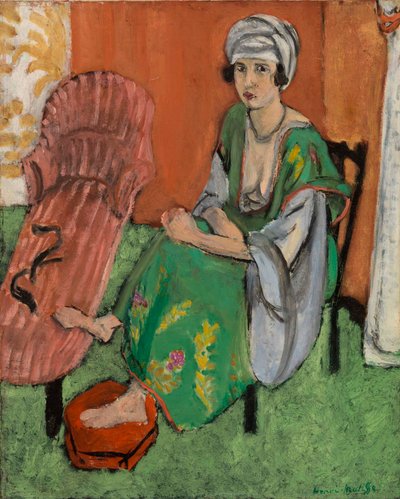 De groene jurk (La Robe verte) door Henri Matisse
