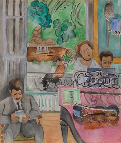 De muziekles door Henri Matisse