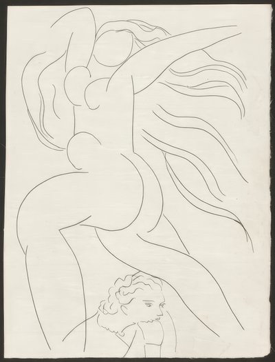 Toast, plaat één uit Poesies de Mallarmé door Henri Matisse