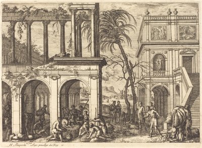 De aanbidding van de herders door Henri Mauperche
