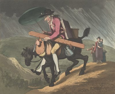 Een kunstenaar die door Wales reist door Henri Merke