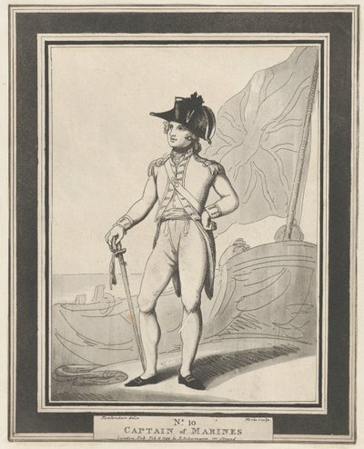 Nr. 10: Kapitein der Mariniers, 15 februari 1799 door Henri Merke