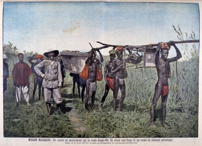 Een Konvooi op de Marchand Missie in 1898, 1899 door Henri Meyer