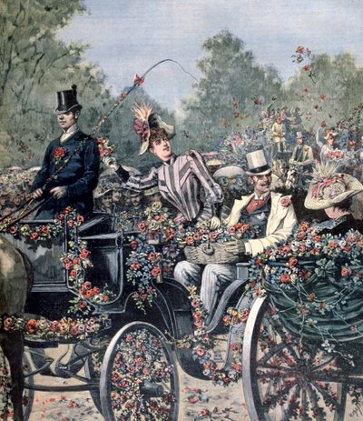 Bloemenparade, 1891 door Henri Meyer
