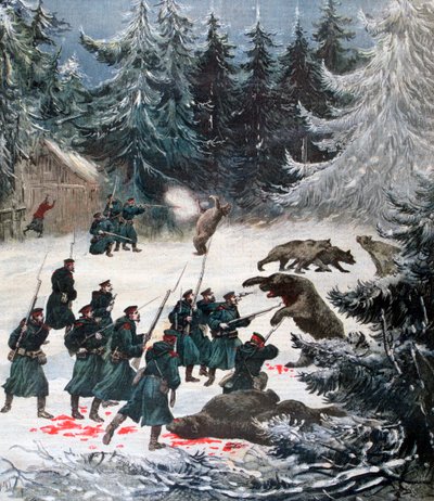Berenaanval, Rusland door Henri Meyer