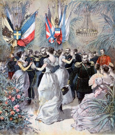 Vieringen ter ere van het Bezoek van de Russische Vloot in Toulon, 1893 door Henri Meyer