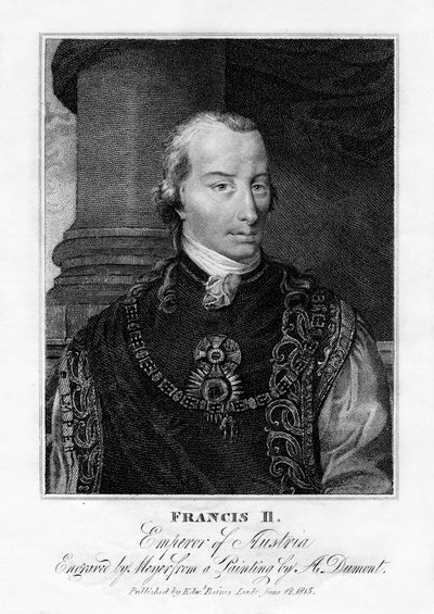 Francis II, Heilige Roomse Keizer, 1815 door Henri Meyer