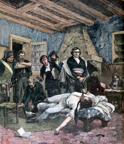 De dood van Charles Pichegru door Henri Meyer