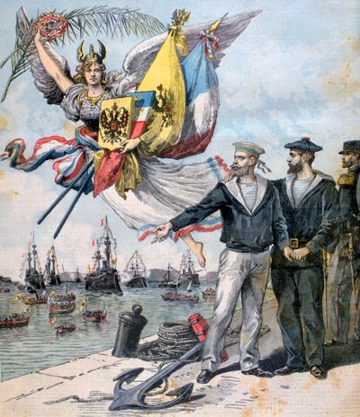 De Frans-Russische Entente, 1893 door Henri Meyer