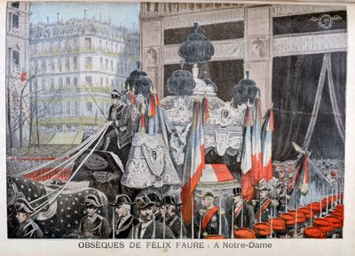 De begrafenis van president Félix Faure, op 23 februari 1899 door Henri Meyer