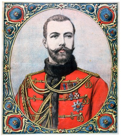 Tsaar Nicolaas II van Rusland, 1894 door Henri Meyer