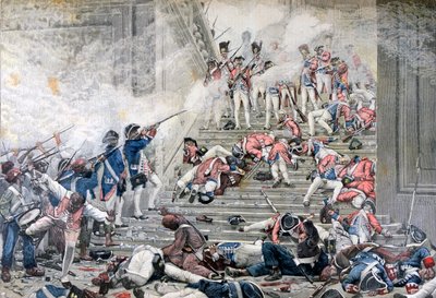 Inname van de Tuilerieën, 10 augustus 1792, 1892 door Henri Paul Motte