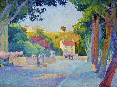 Place des Lices in Saint-Tropez door Henri Person