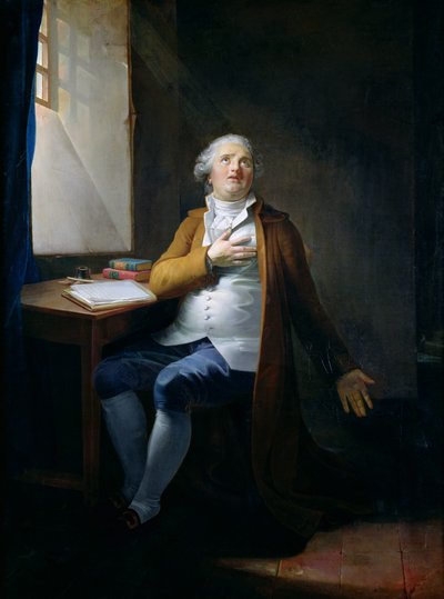 Louis XVI (1754-93) in de Tempel, c.1795 door Henri Pierre Danloux