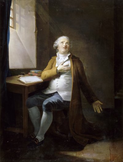 Lodewijk XVI in de Tempel door Henri Pierre Danloux