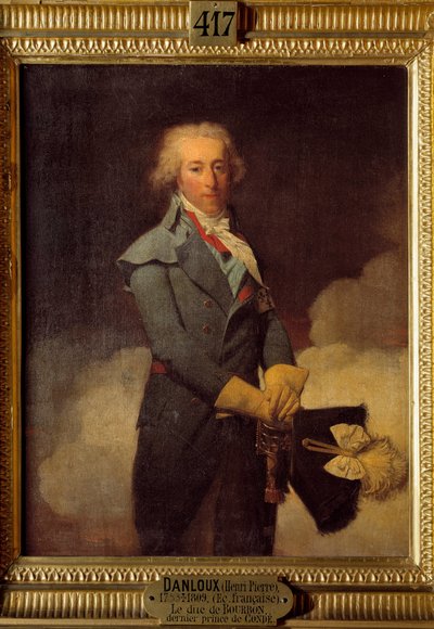 Portret van Louis Henri Joseph de Bourbon (1756 - 1830), negende en laatste prins van Condé door Henri Pierre Danloux