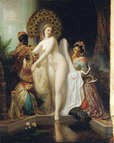 De Kleedkamer door Henri Pierre Picou