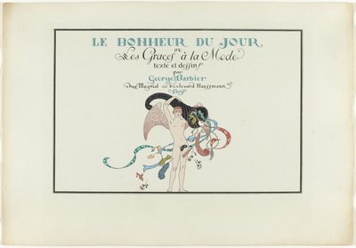 Joie de vivre: Le Bonheur du Jour ou Les Graces à la Mode Le Bonheur du Jour ou Les Graces à la Mode (titel op object) door Henri Reidel