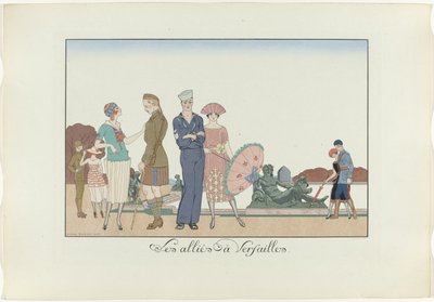 Les alliés à Versailles door Henri Reidel