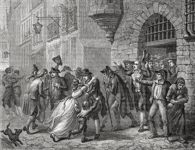 De vrijlating van de gematigden, 1794, uit 