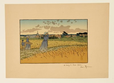 [Het stadje Perros-Guirec] door Henri Rivière