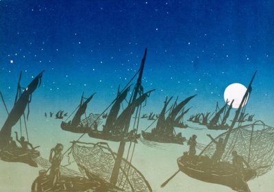 De Vissers door Henri Rivière