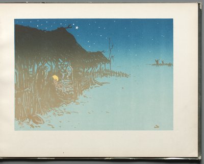 De voortgang van de sterren: La Crèche door Henri Rivière