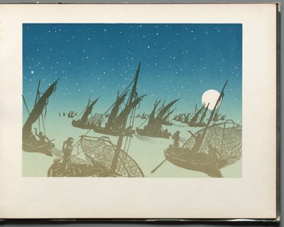 De voortgang van de sterren: Les Pêcheurs door Henri Rivière