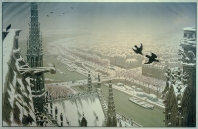 Van de torens van Notre-Dame door Henri Rivière