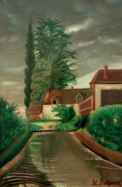 De watermolen door Henri Rousseau