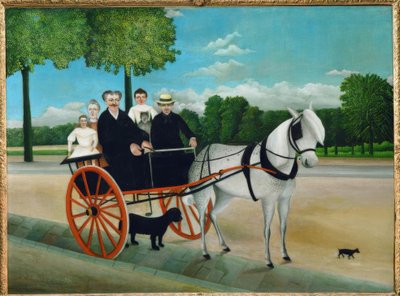De kar van Vader Juniet door Henri Rousseau
