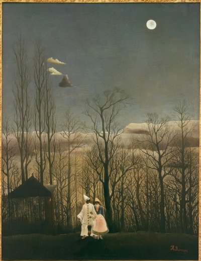 Een avond van carnaval door Henri Rousseau