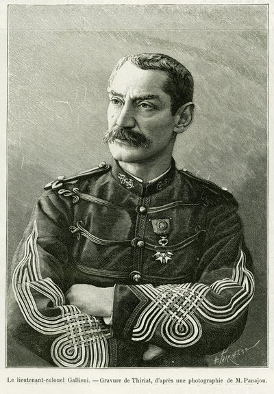 Luitenant-kolonel Joseph Gallieni (1849-1916) door Henri Thiriat