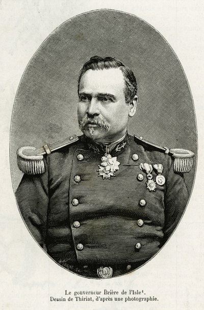 Portret van gouverneur Louis Briere de L