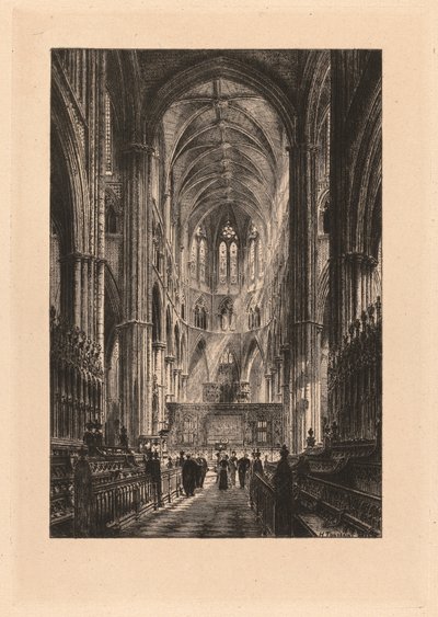 Westminster Abbey door Henri Toussaint