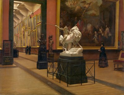 Het Interieur van het Oude Museum door Henri Van Dyck