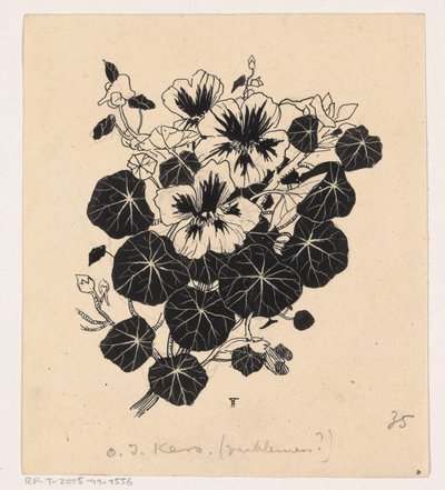 Oost-Indische kers door Henri Verstijnen (signed by artist)