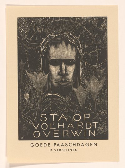 Paaskaart van Henri Verstijnen door Henri Verstijnen