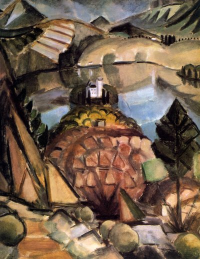 Het meer, 1911 door Henri Victor Gabriel Le Fauconnier
