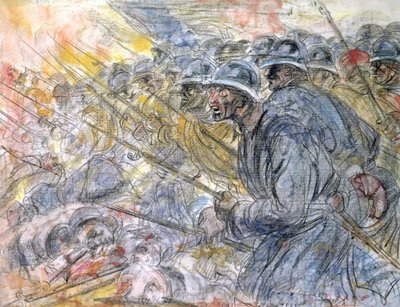 De Aanval, Verdun door Henri de Groux