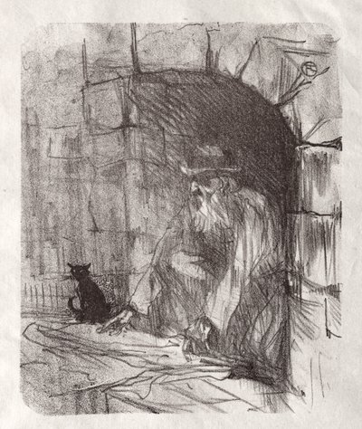 Aan de voet van de Sinaï: Een Achterkamer in Krakau door Henri de Toulouse-Lautrec